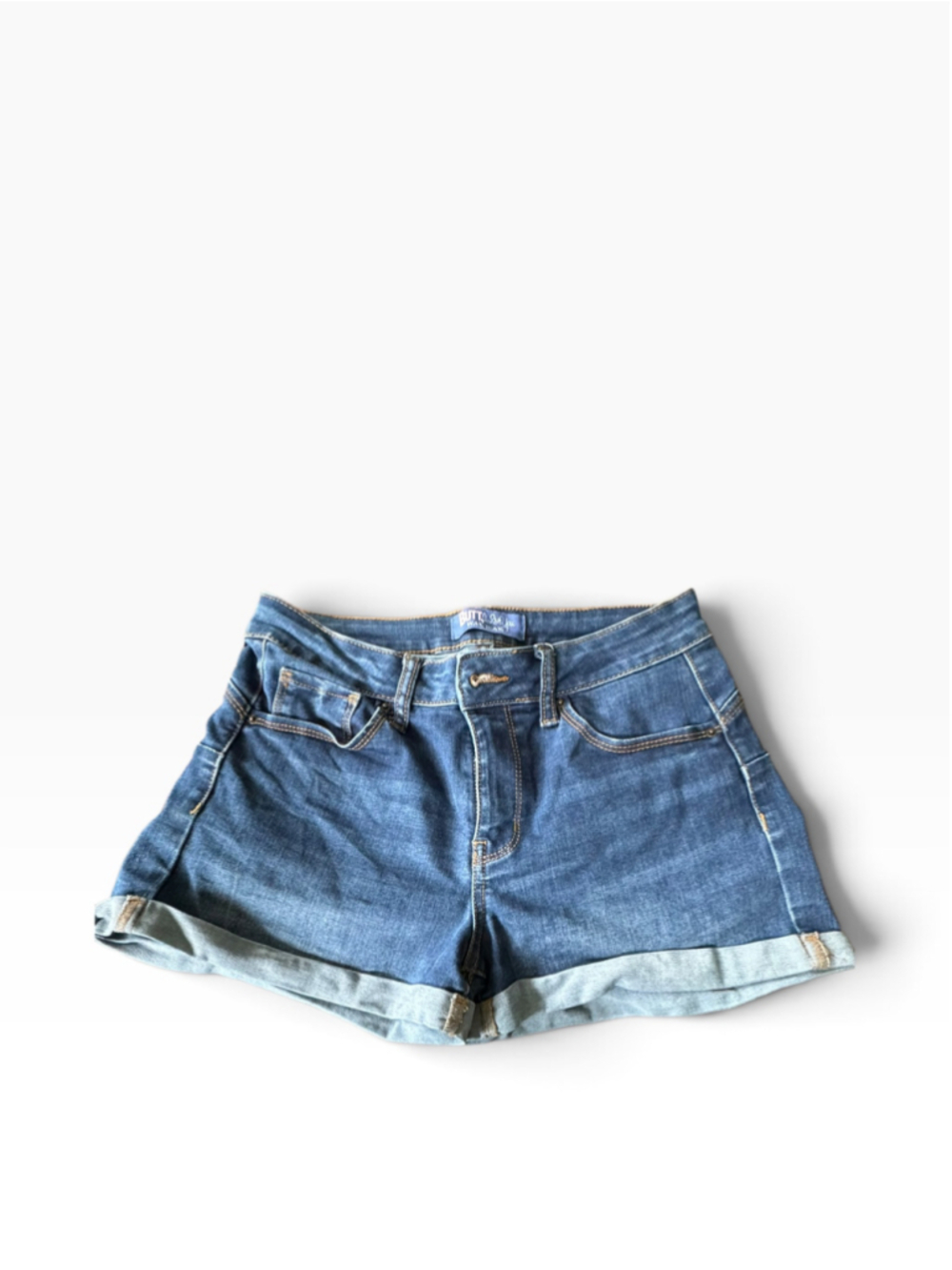 Women's Wax Jean Denim Shorts Blue Size S - Picture 1 of 4